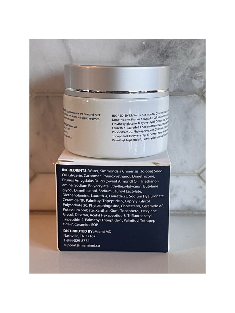 Miami MD Age Defying Lift & Firm Cream For Neck & Face 50ml/1.7oz BRAND NEW - Picture 2 of 2